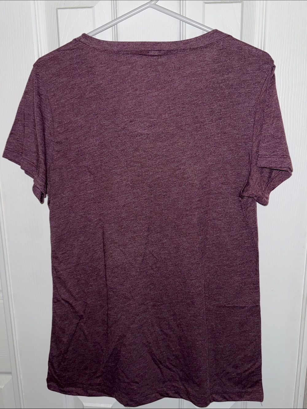 Bella Canvas Plum Short Sleeve Tee with Black Excellence Graphic - Picture 6 of 6
